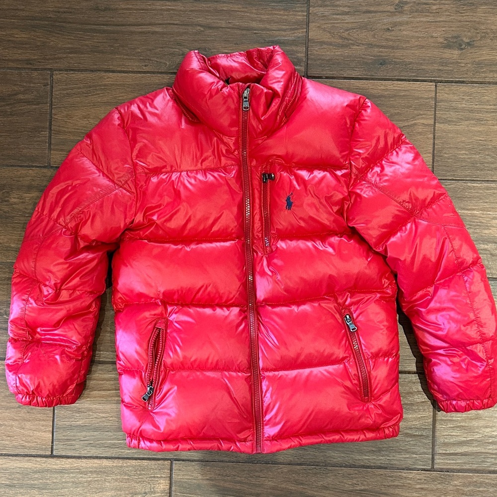 Polo Ralph Lauren Red Puffer Jacket